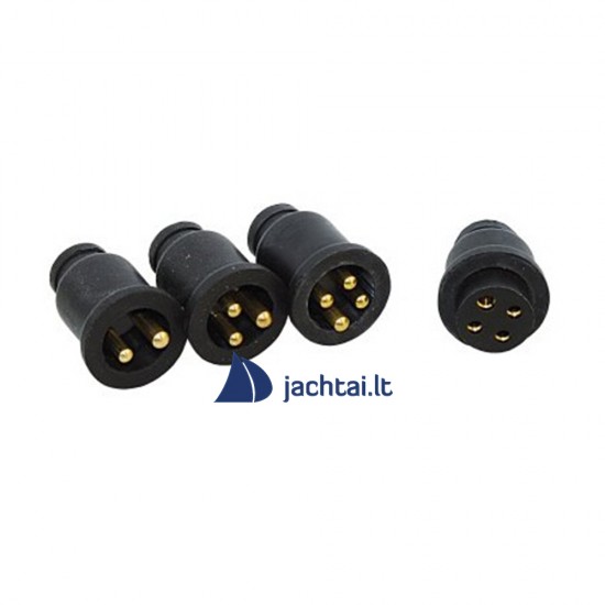 Jungtis laidui, 2 kontaktai, dengta guma - EK30562